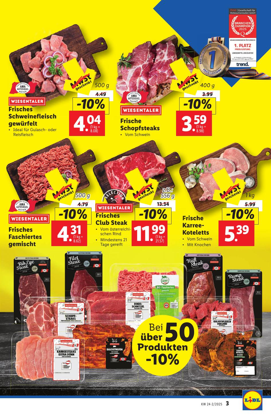 Lidl flyer page