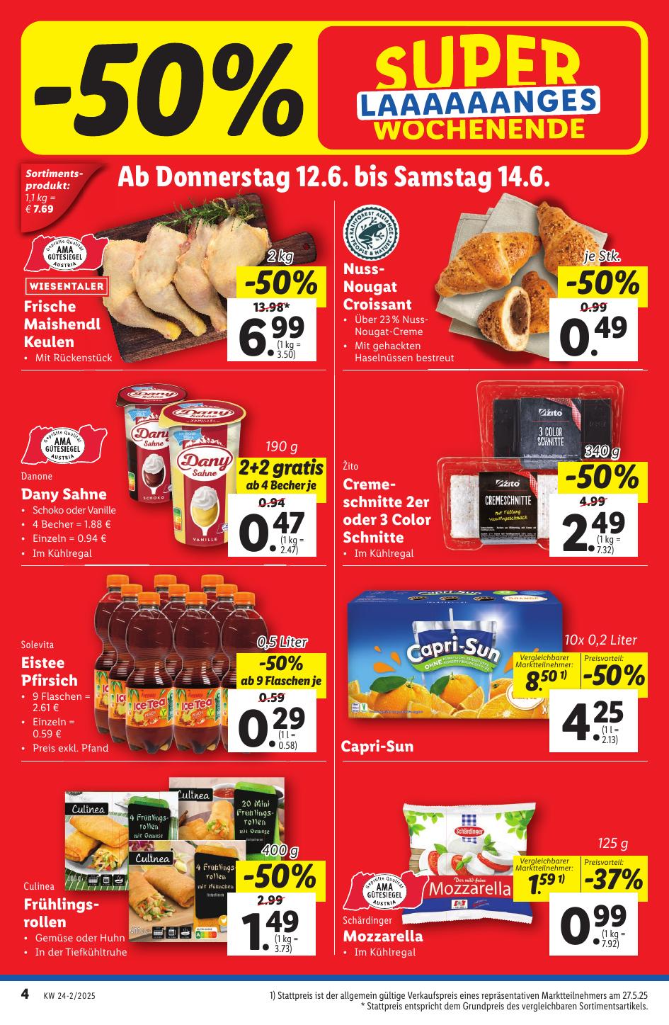 Lidl flyer page