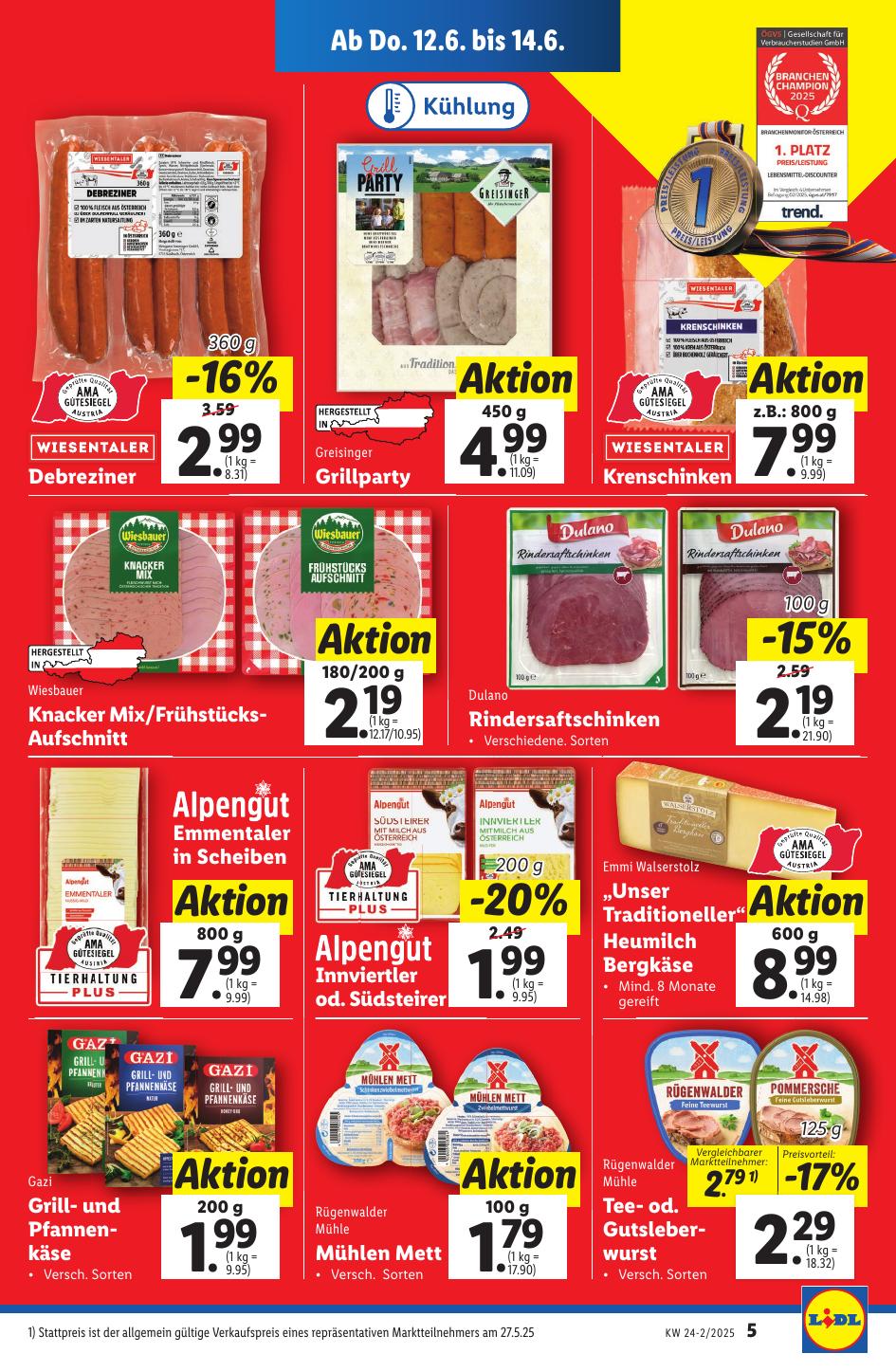 Lidl flyer page