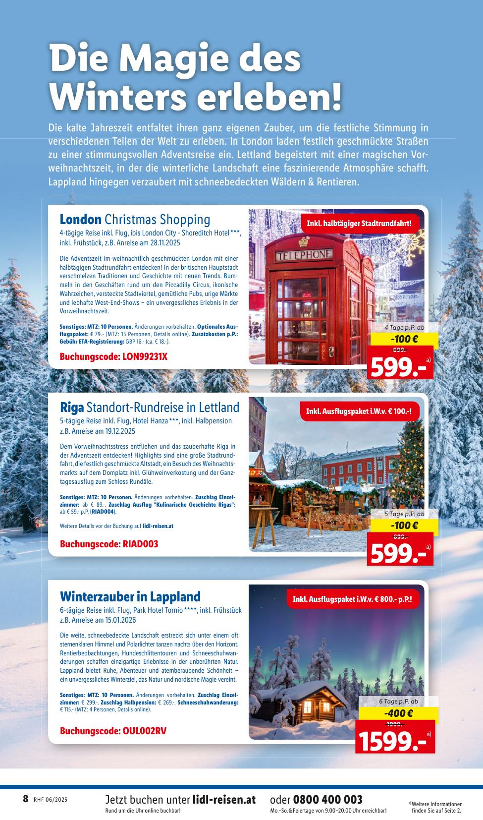 Lidl Reisen flyer page