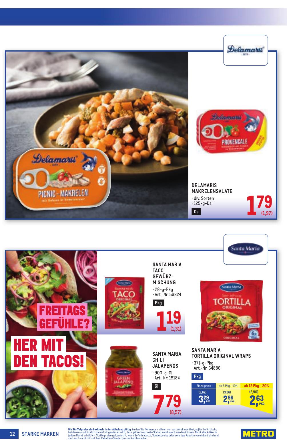 Metro Grosse Marken flyer page