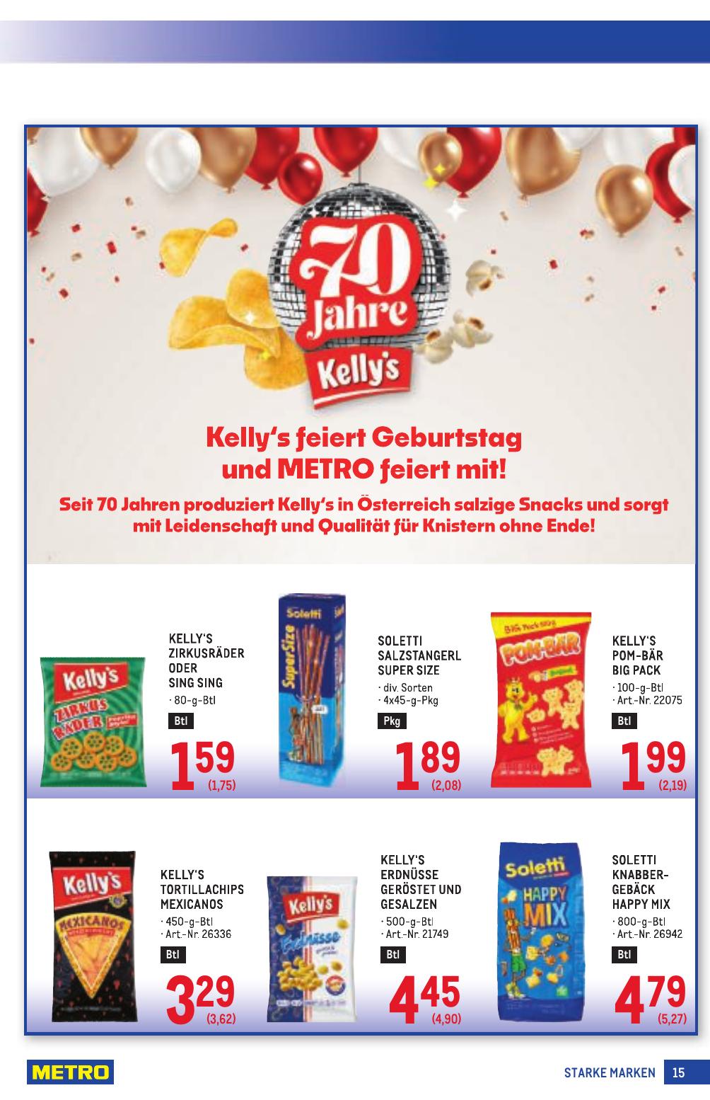 Metro Grosse Marken flyer page