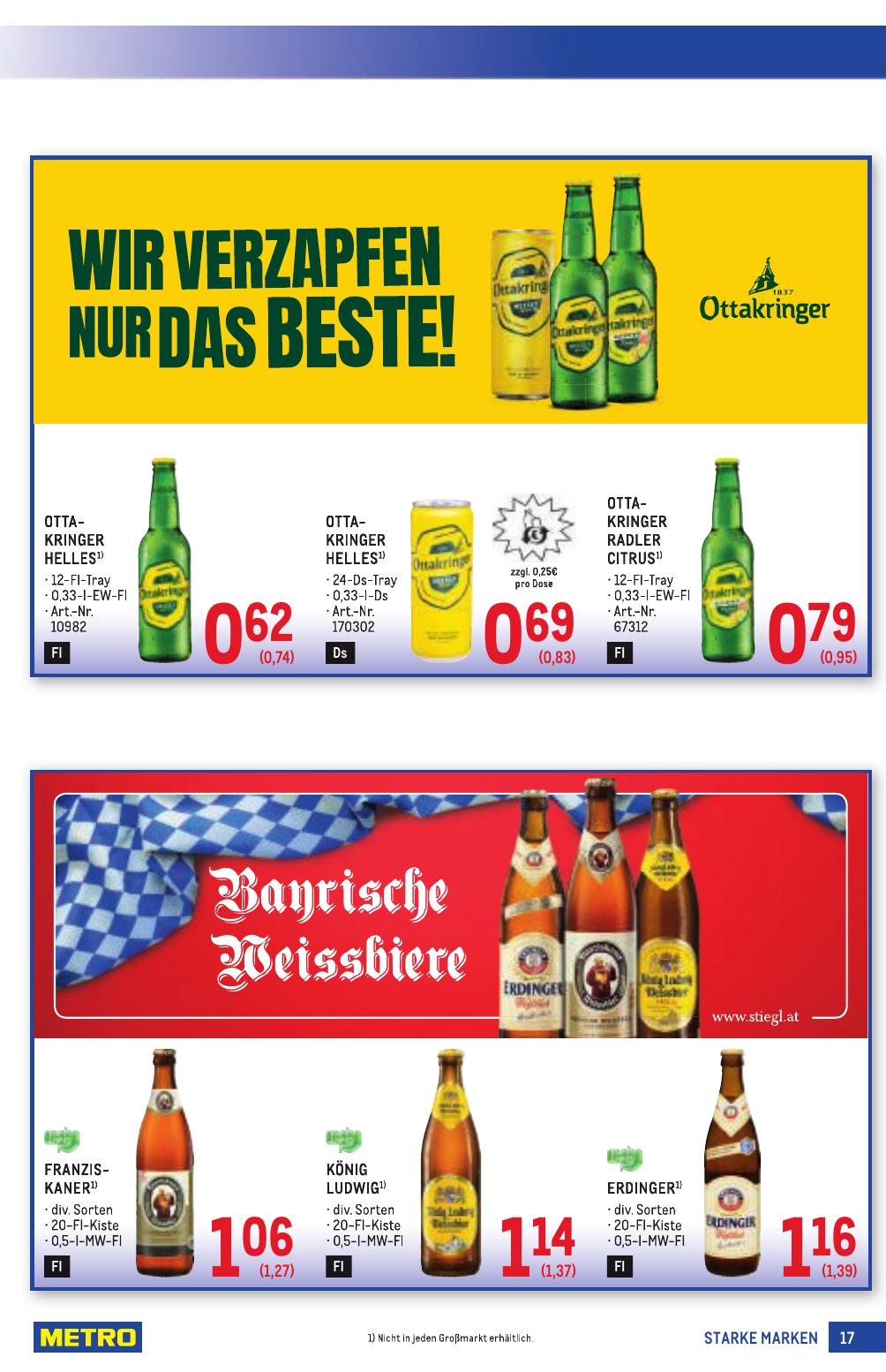 Metro Grosse Marken flyer page