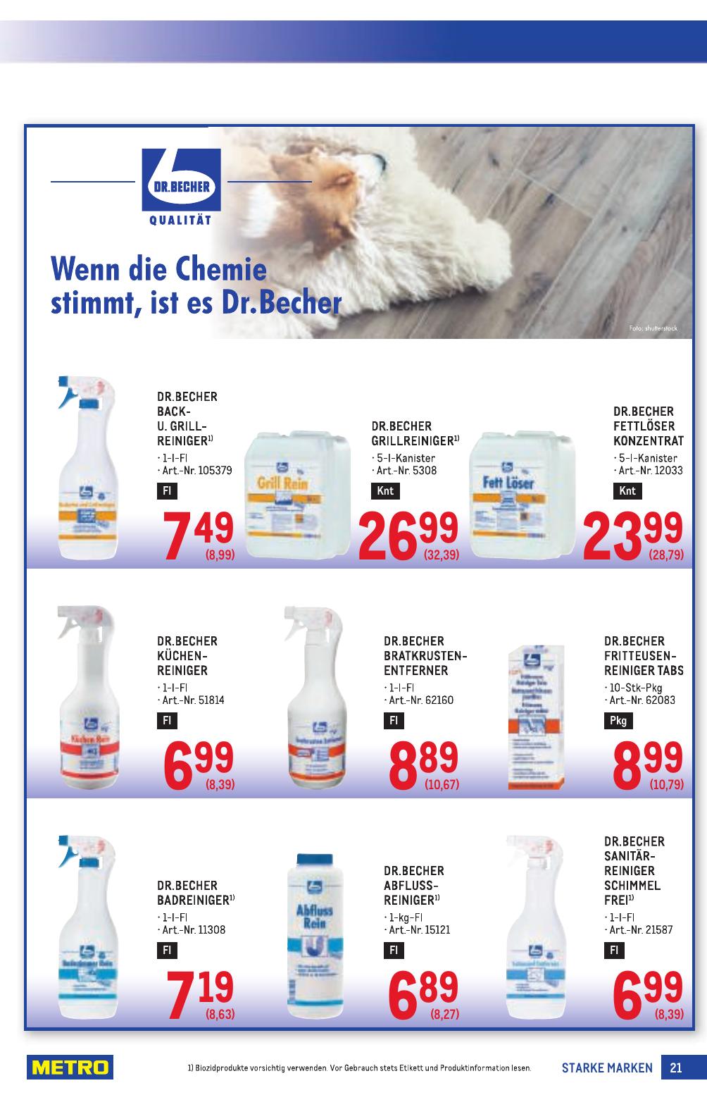 Metro Grosse Marken flyer page