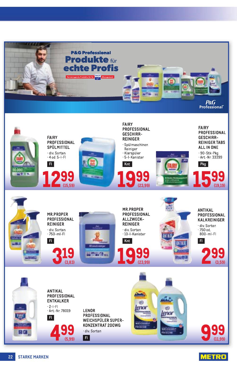 Metro Grosse Marken flyer page