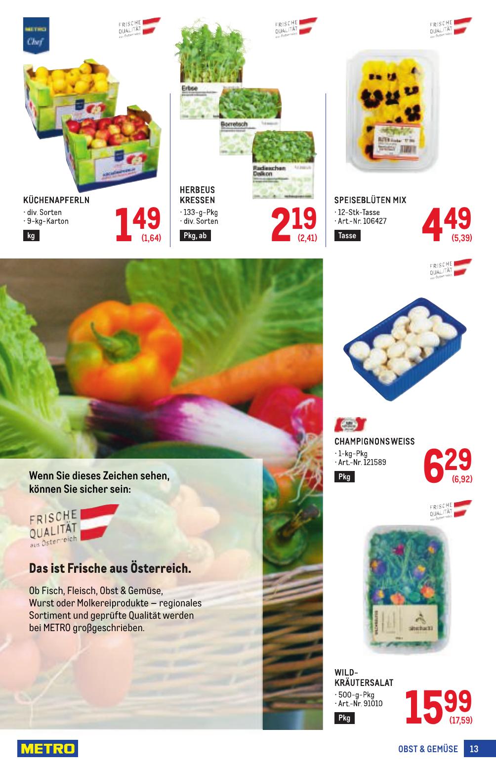 Metro Profi flyer page
