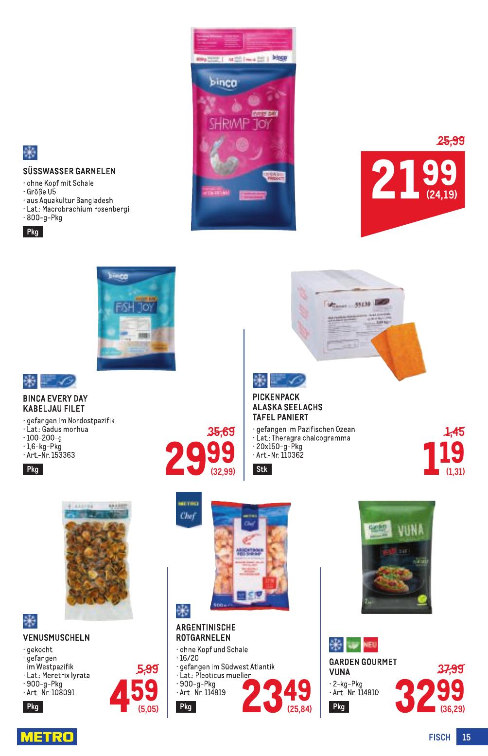 Metro Profi flyer page