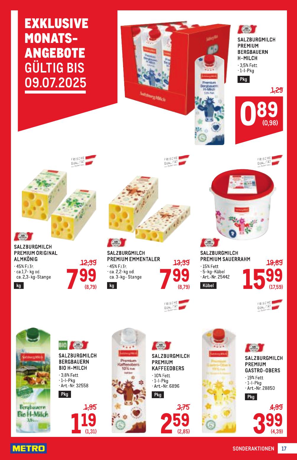 Metro Profi flyer page