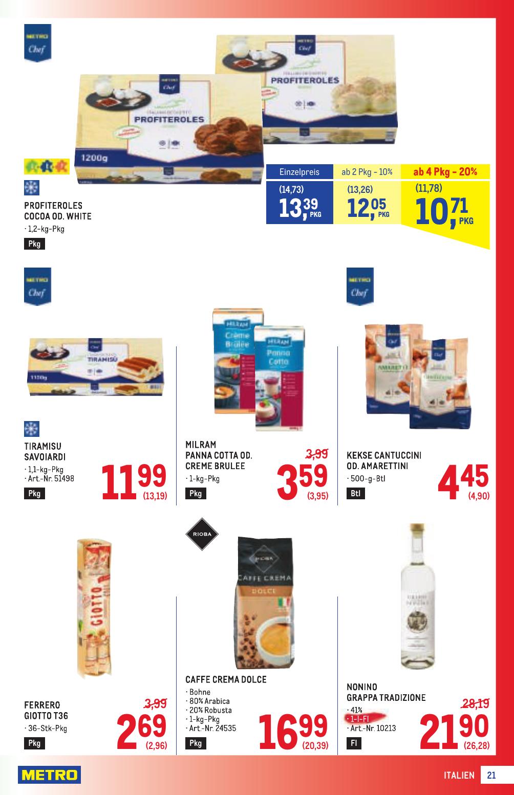 Metro Profi flyer page