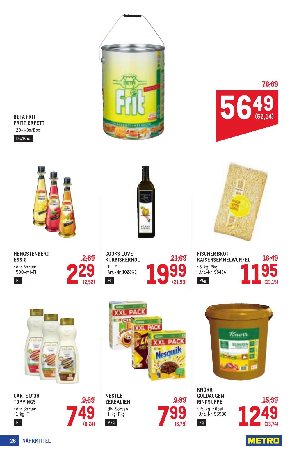 Metro Profi flyer page