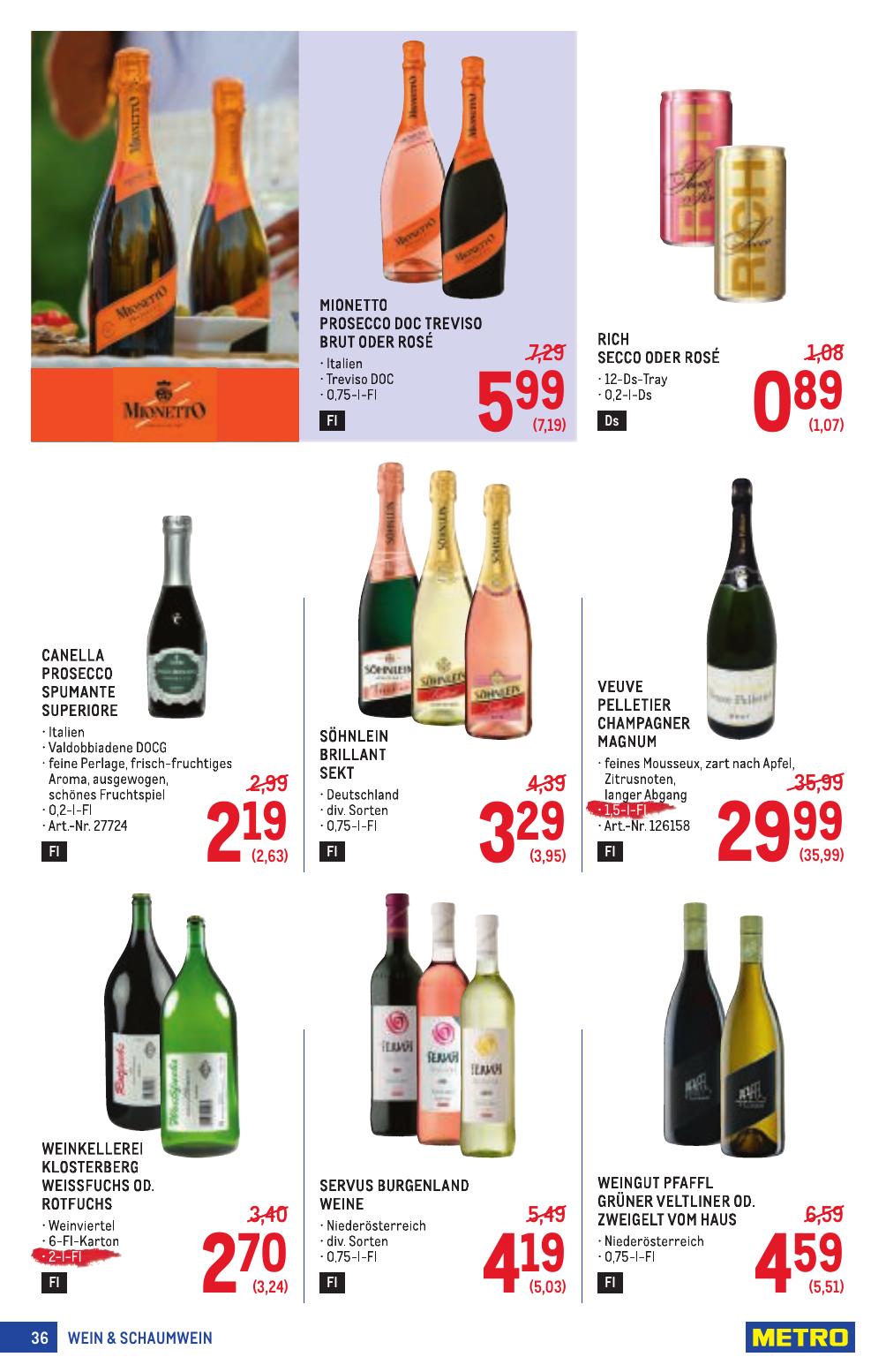 Metro Profi flyer page