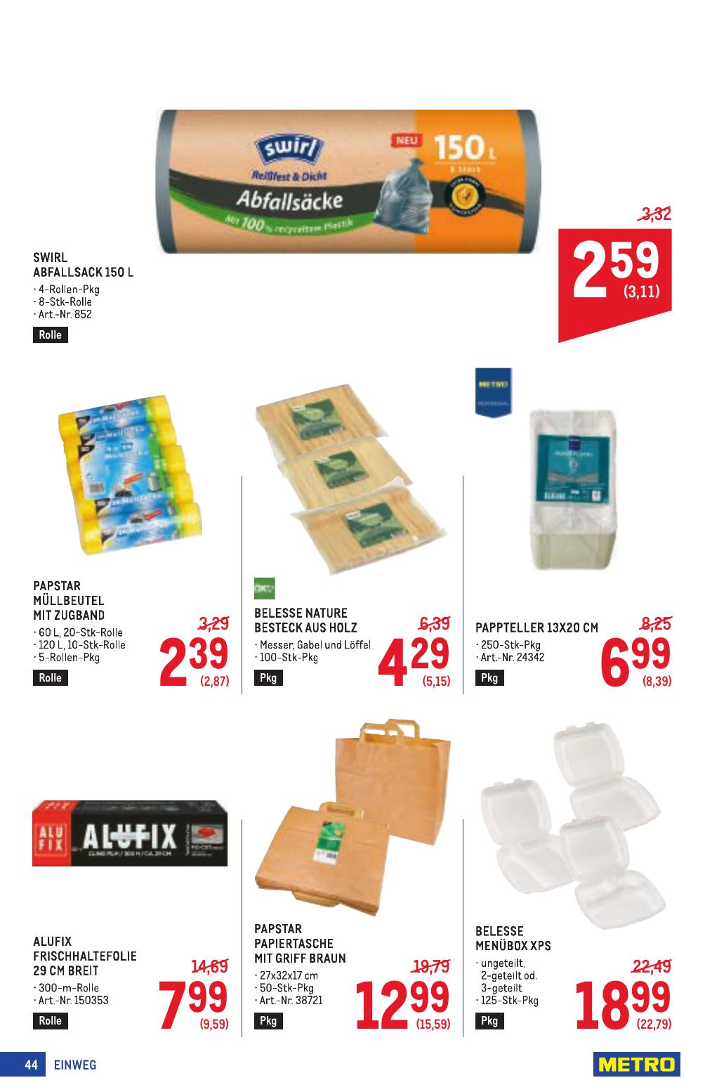 Metro Profi flyer page