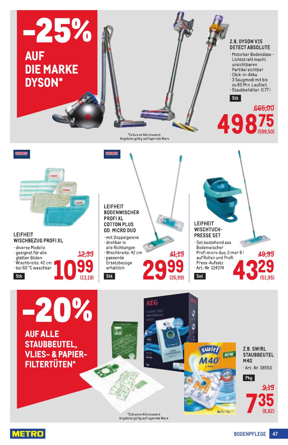 Metro Profi flyer page