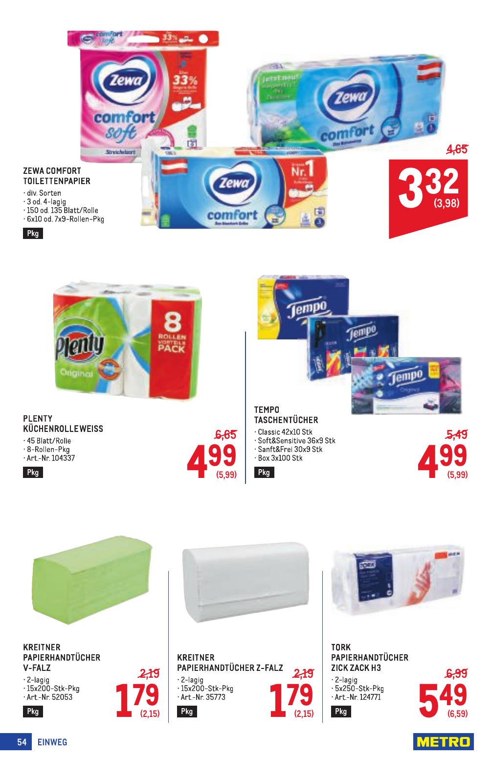 Metro Profi flyer page