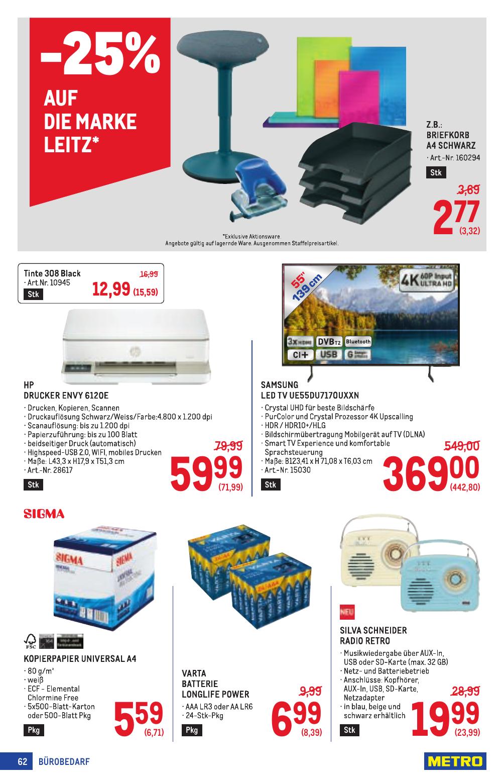Metro Profi flyer page