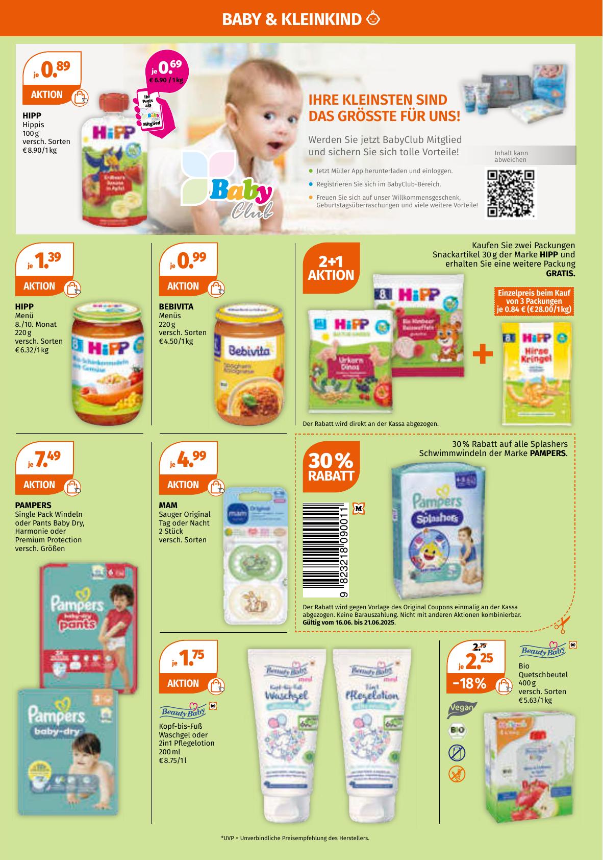 MÃ¼ller flyer page