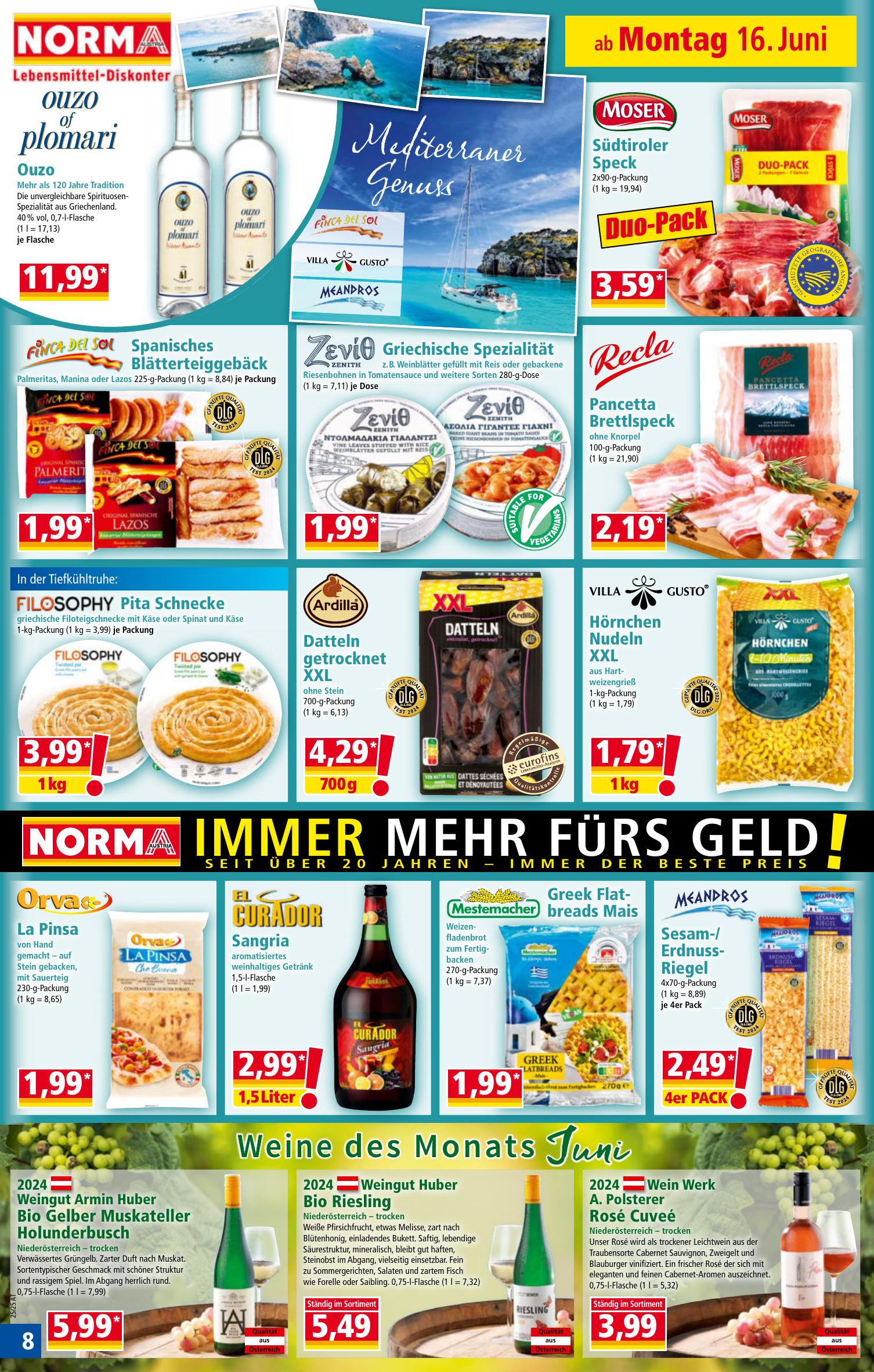 Norma flyer page