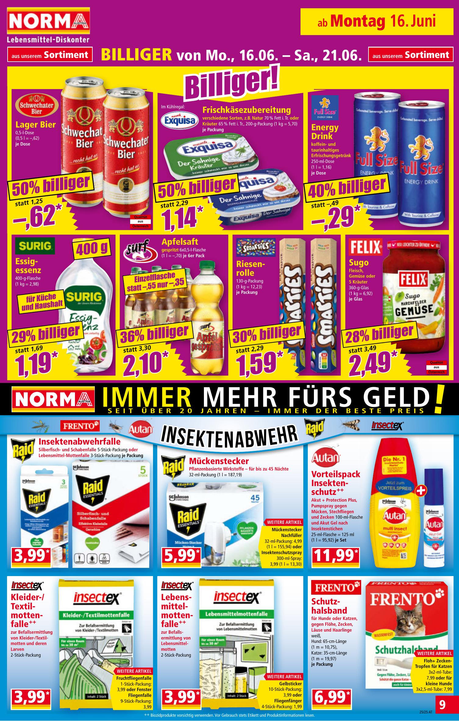 Norma flyer page