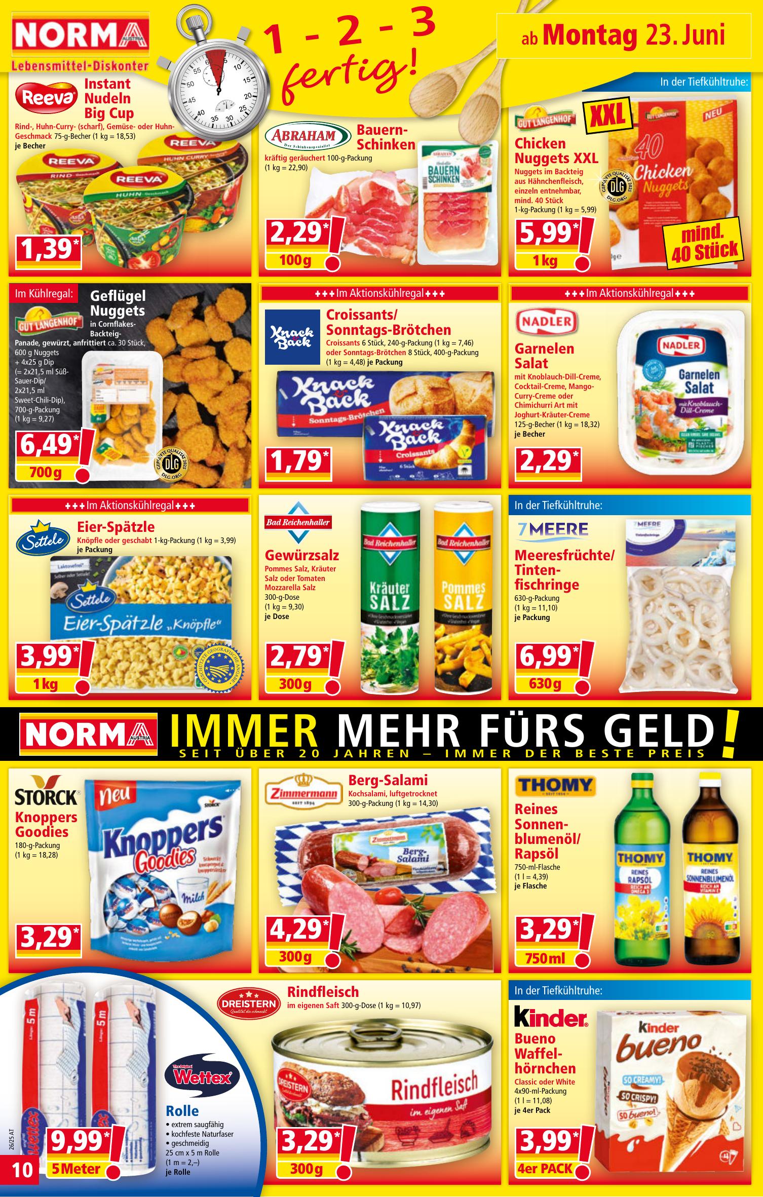 Norma flyer page