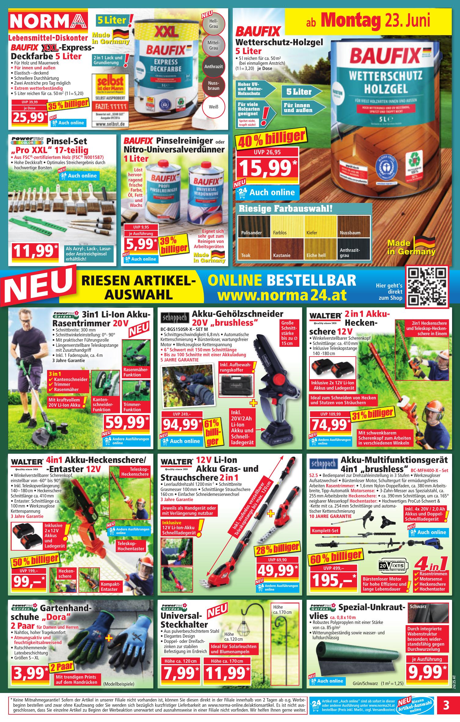Norma flyer page