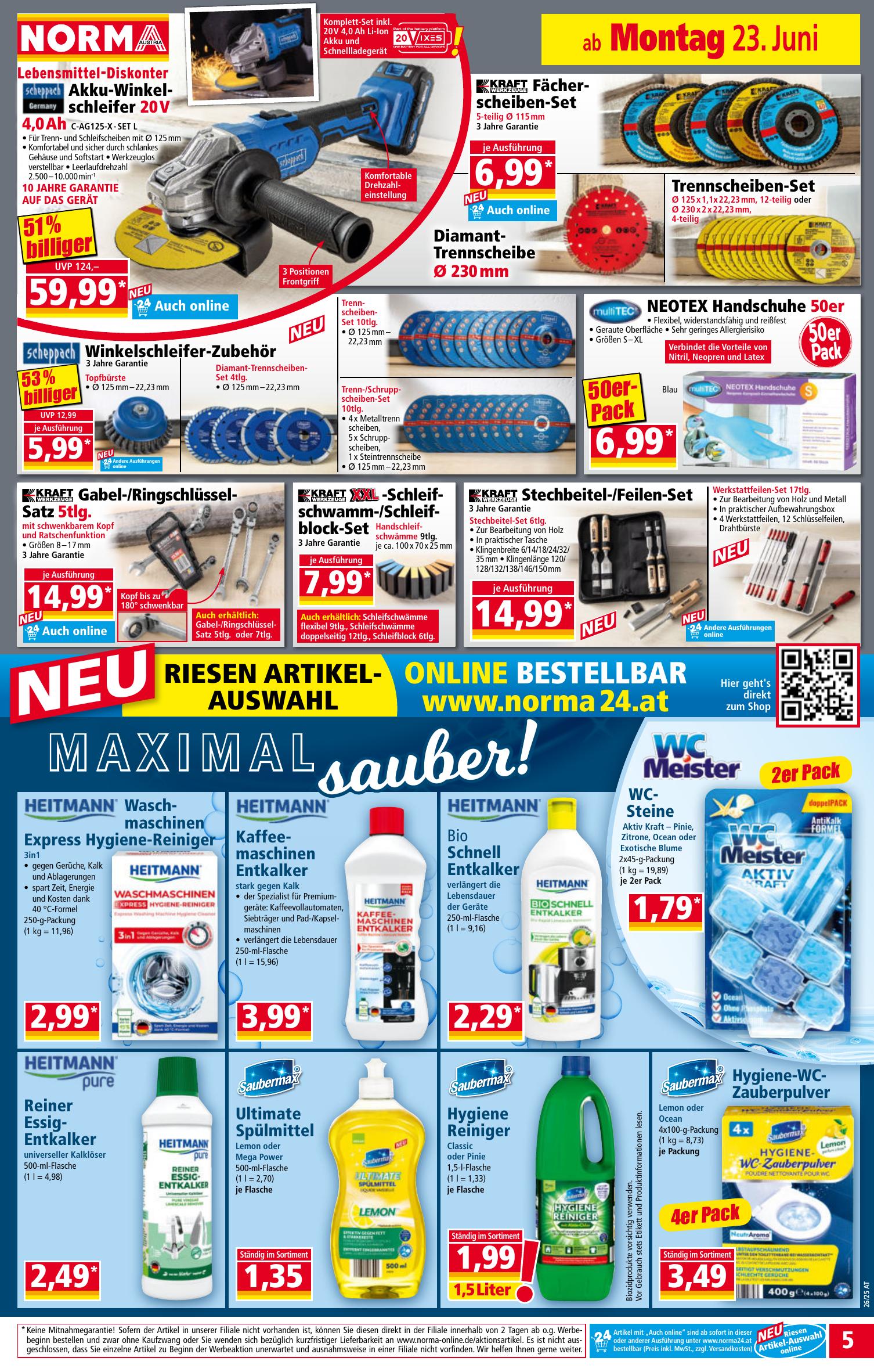 Norma flyer page
