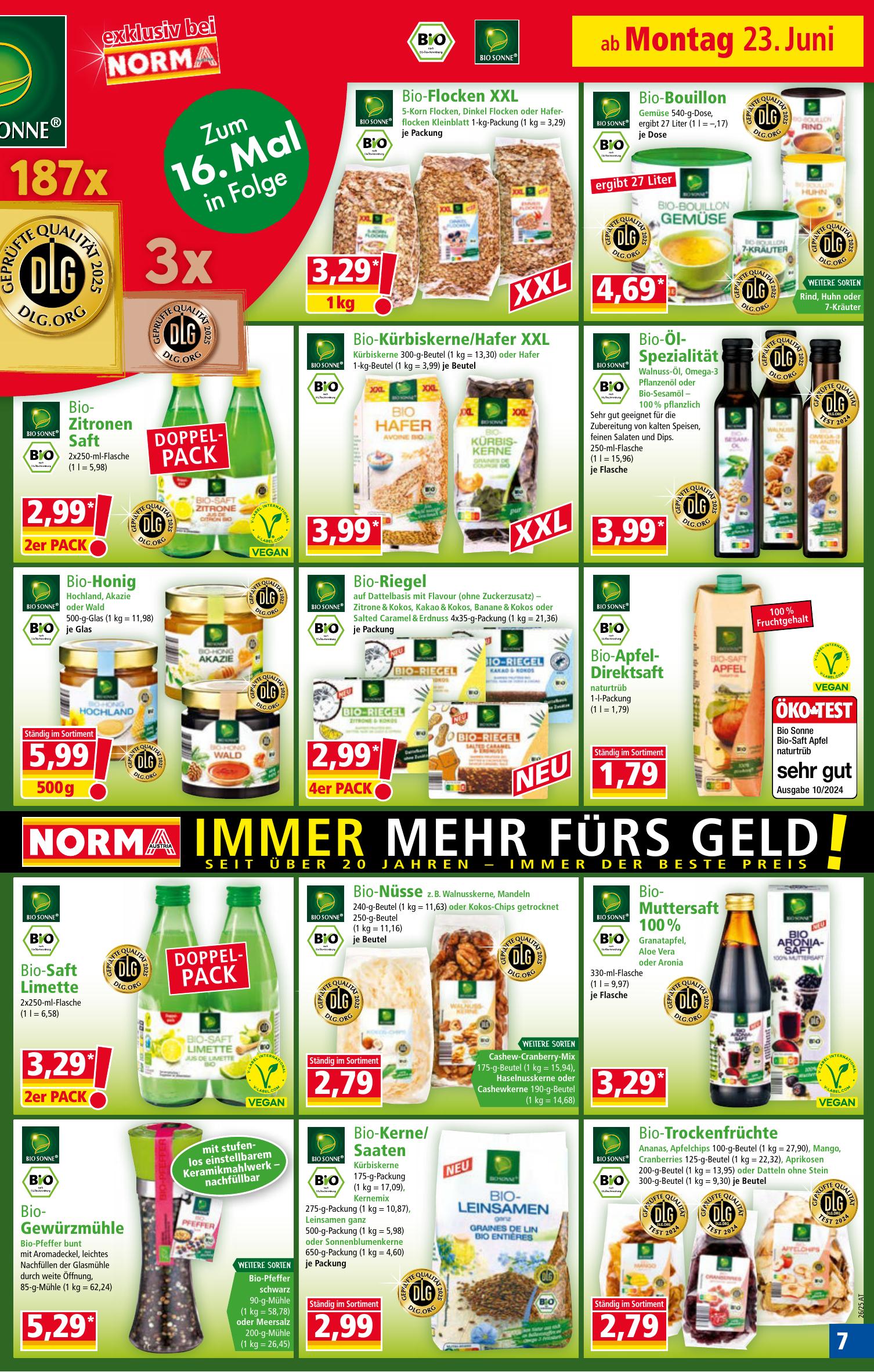 Norma flyer page