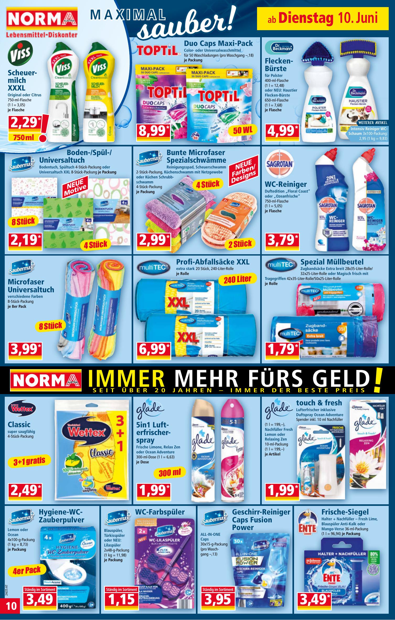 Norma flyer page