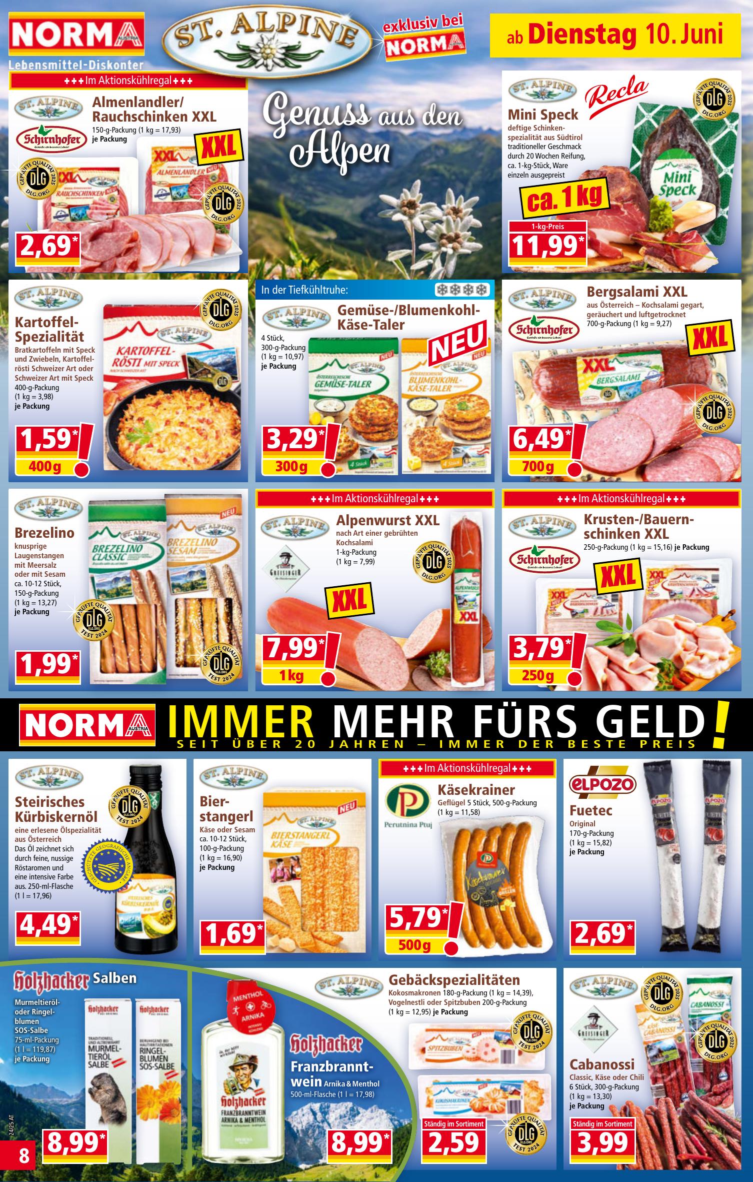 Norma flyer page