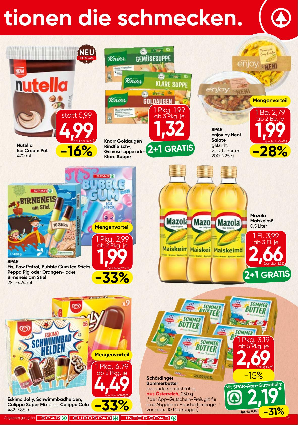Spar flyer page
