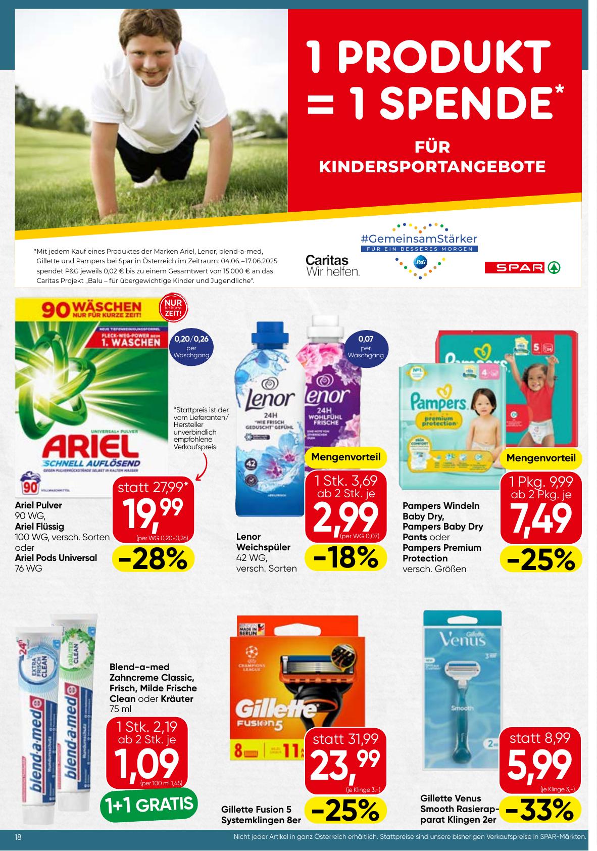 Spar flyer page