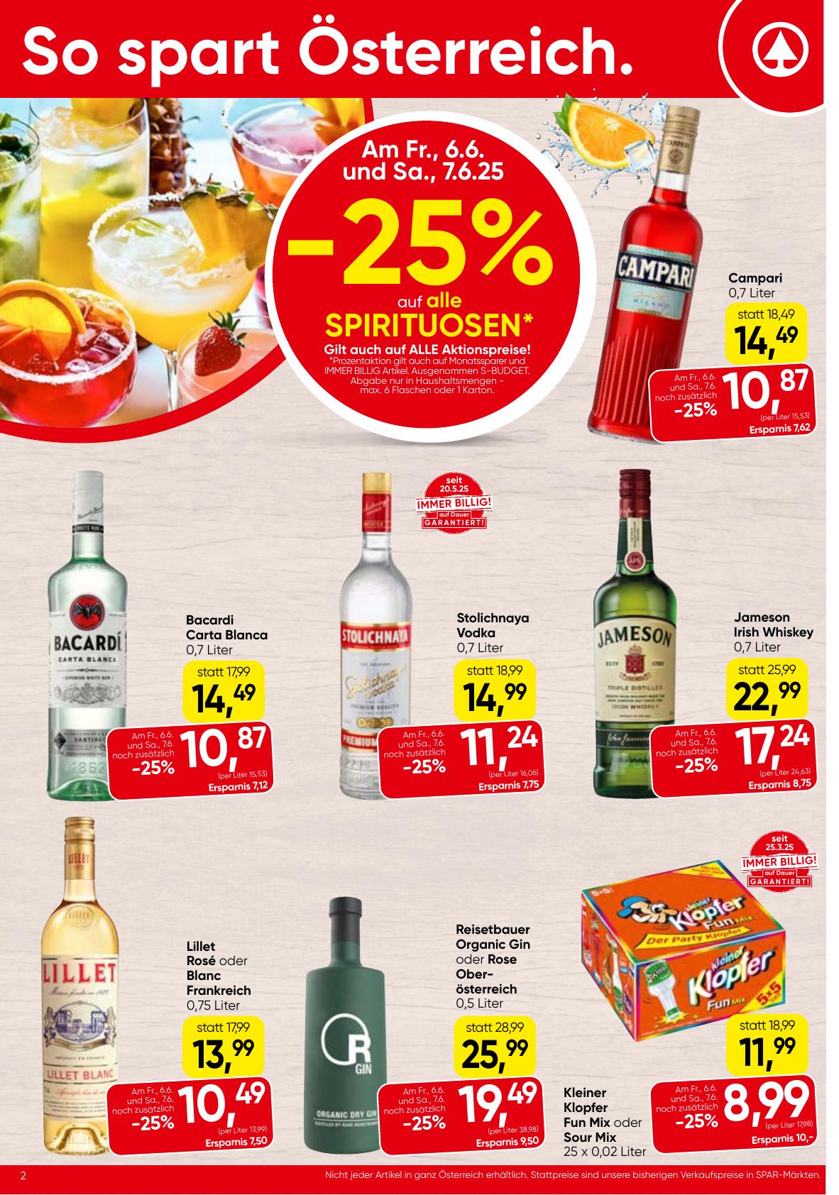 Spar flyer page
