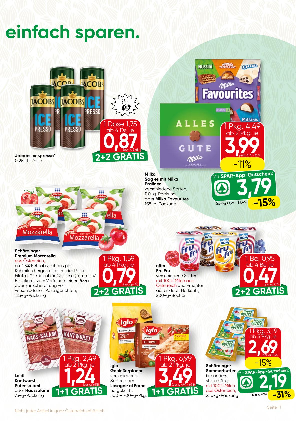 Spar Gourmet flyer page