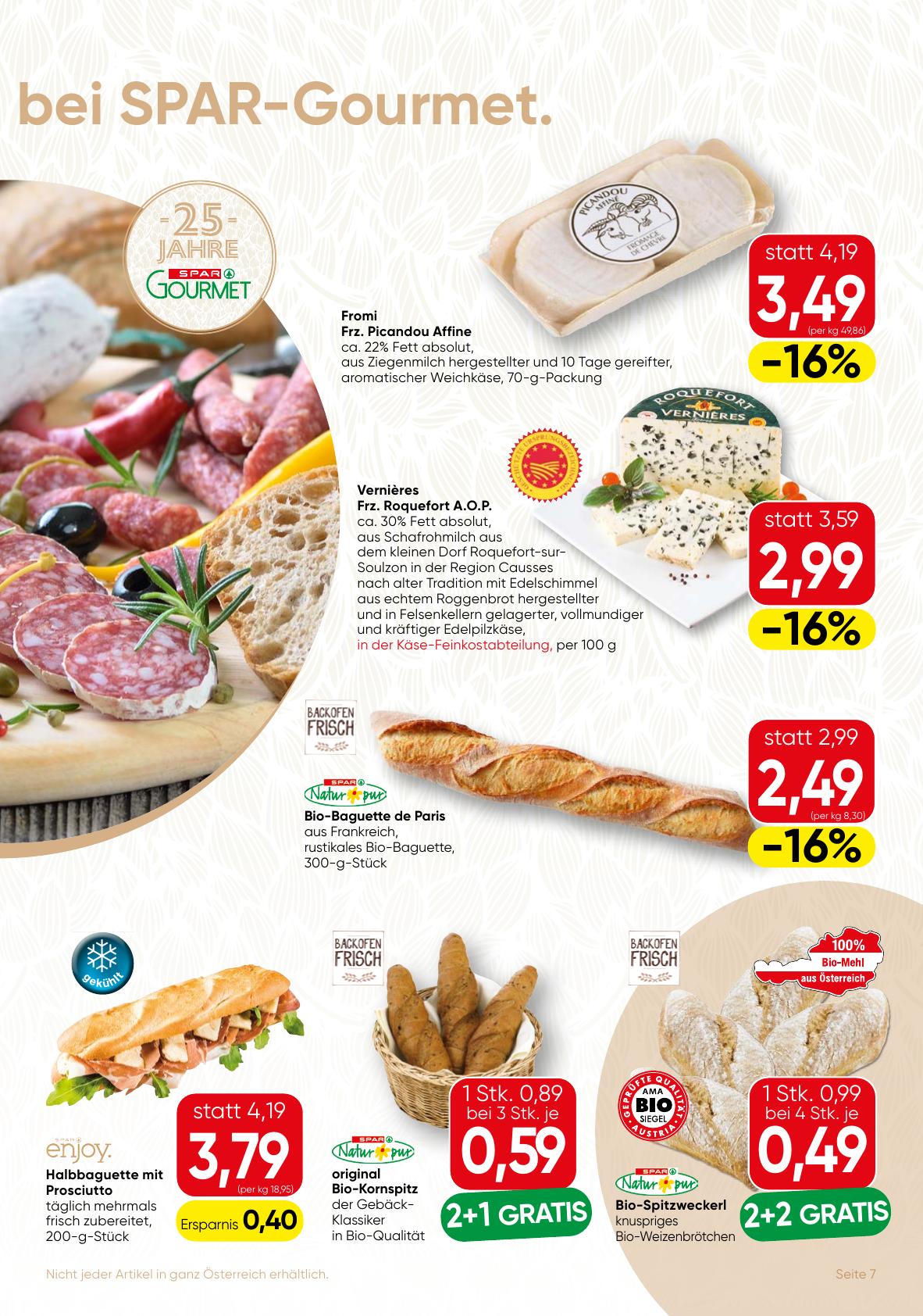 Spar Gourmet flyer page
