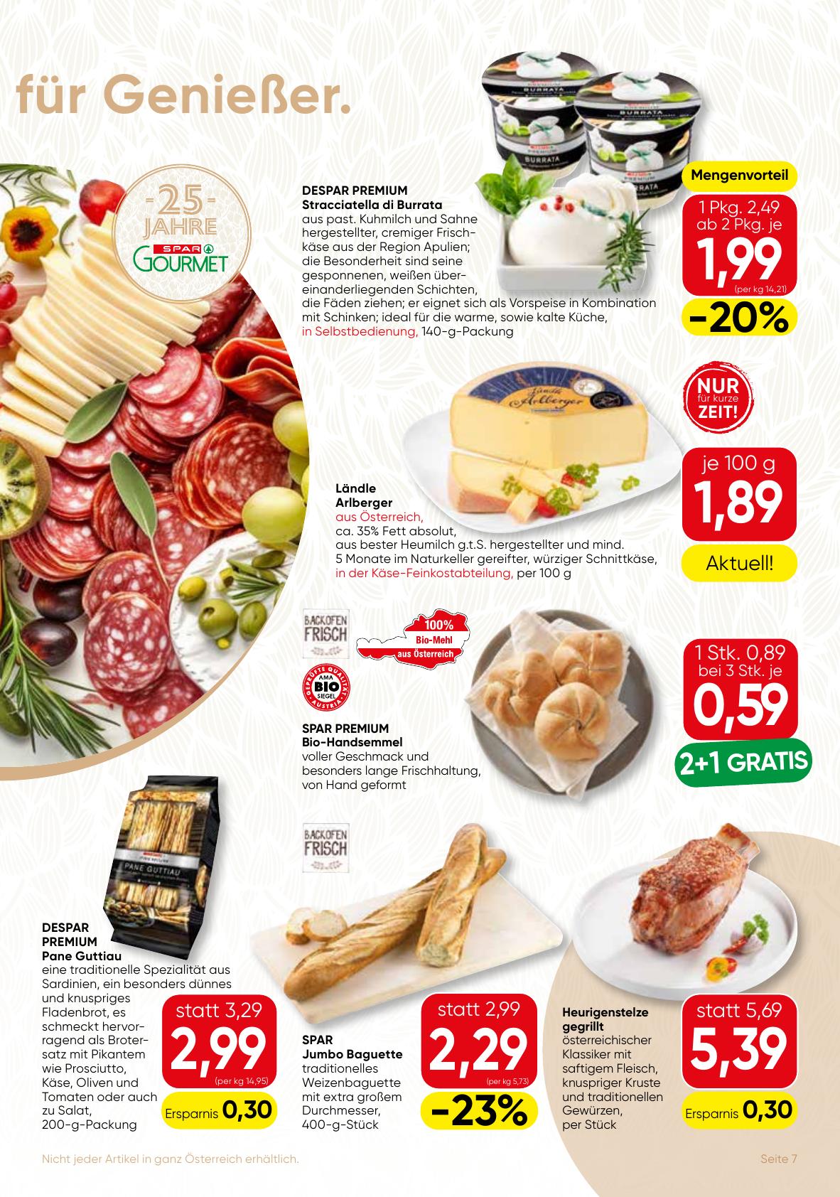 Spar Gourmet flyer page