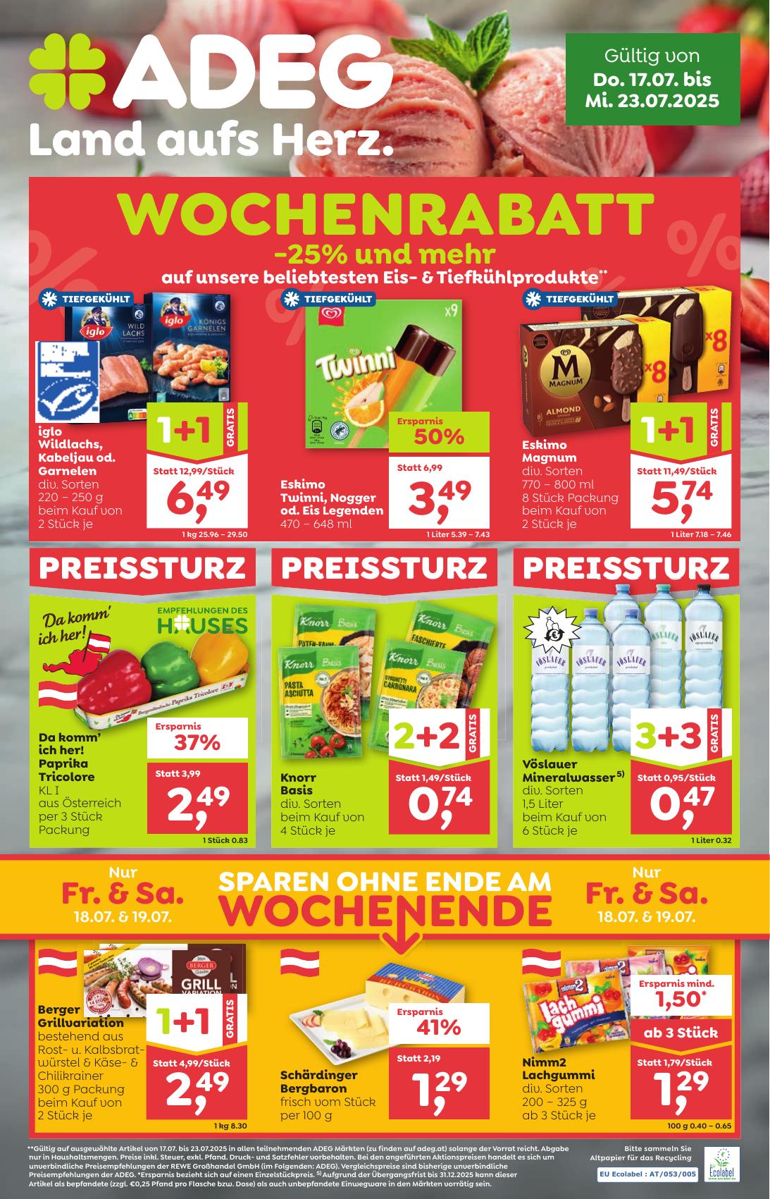 Adeg flyer page