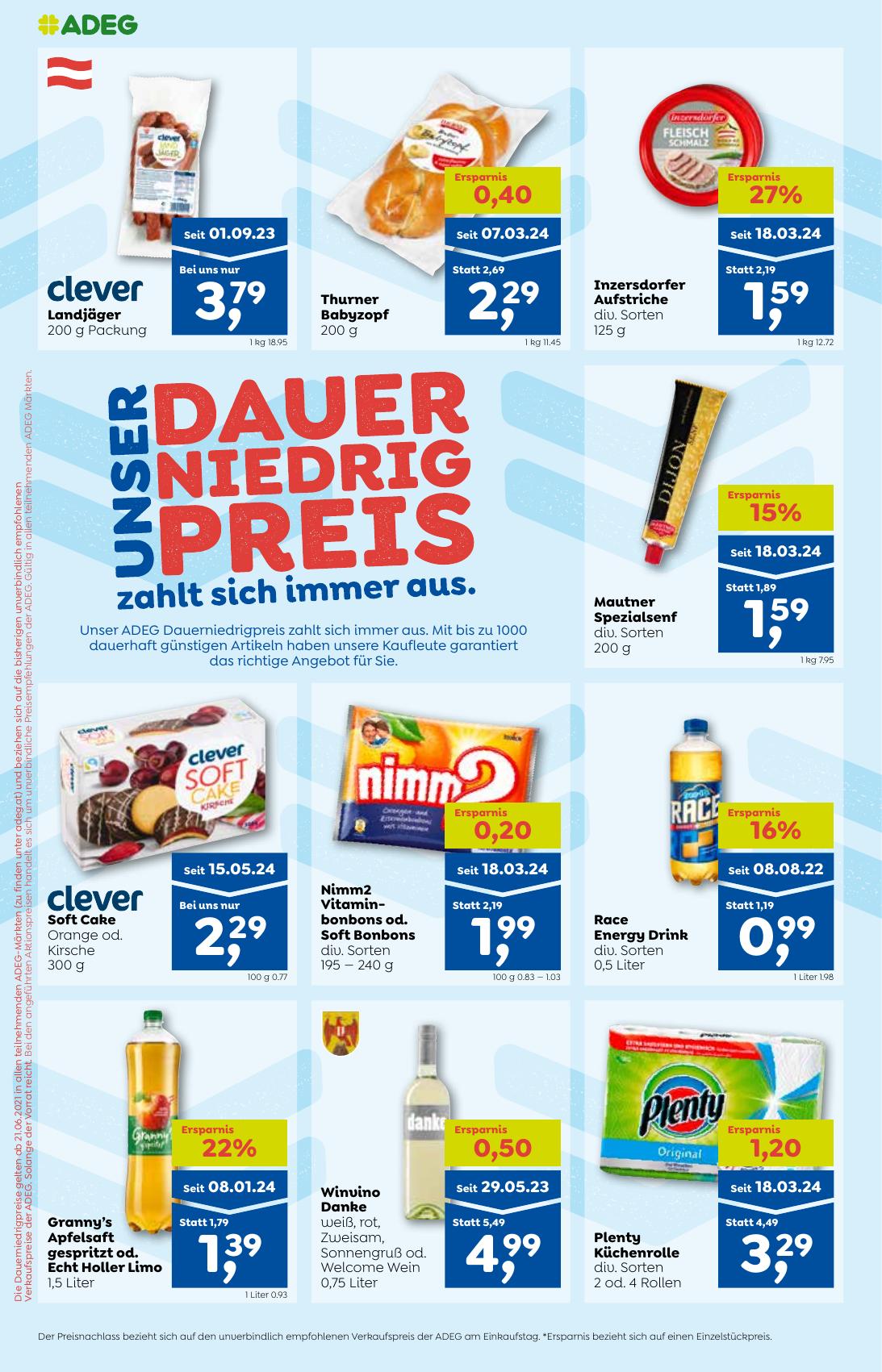Adeg flyer page