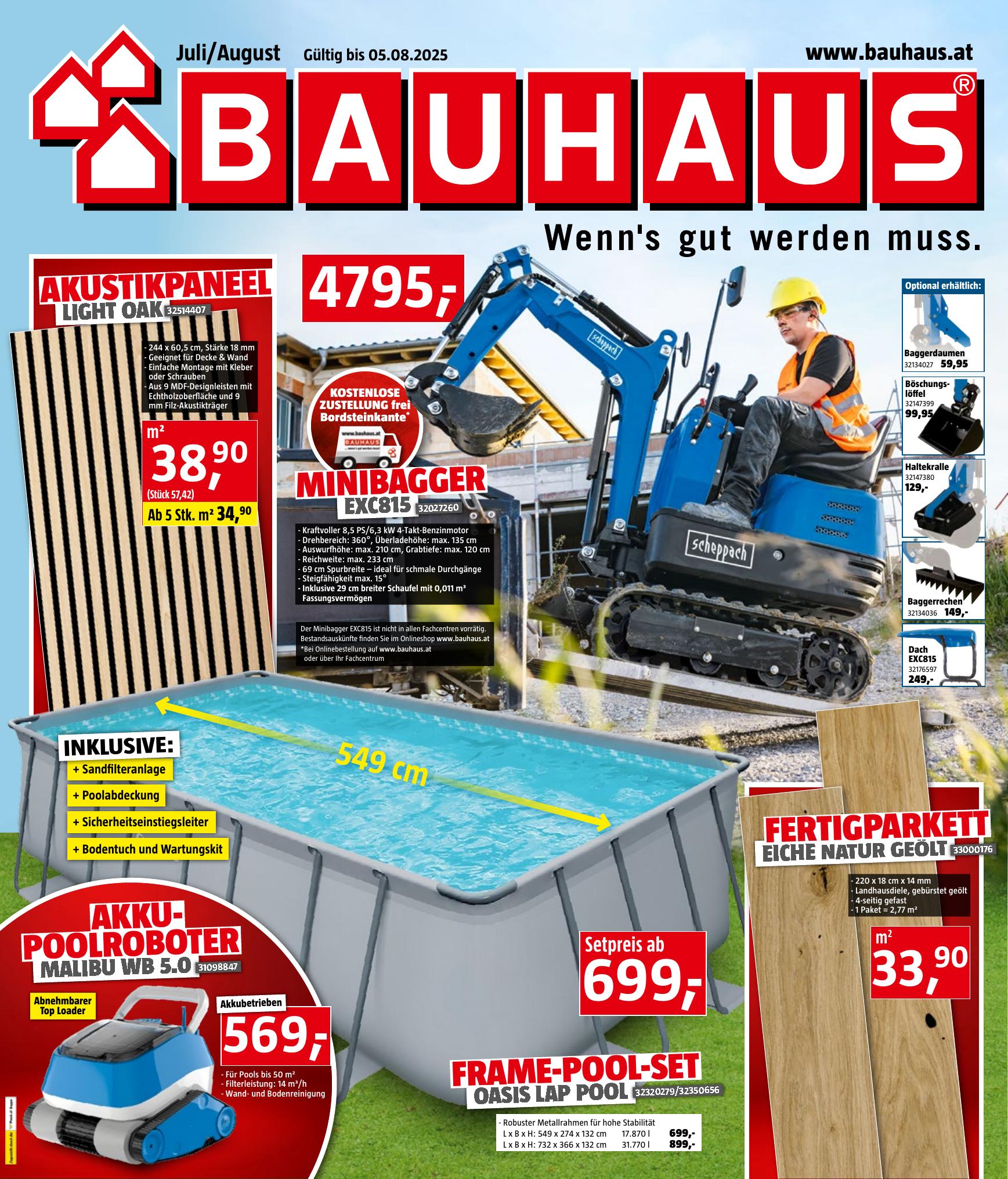 Bauhaus flyer page