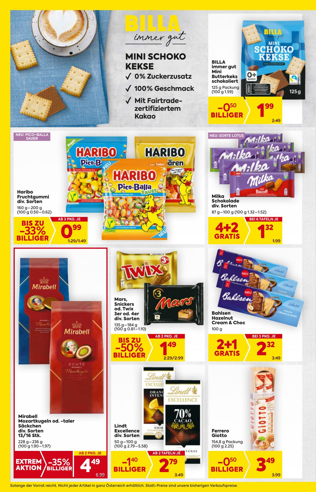 Billa flyer page