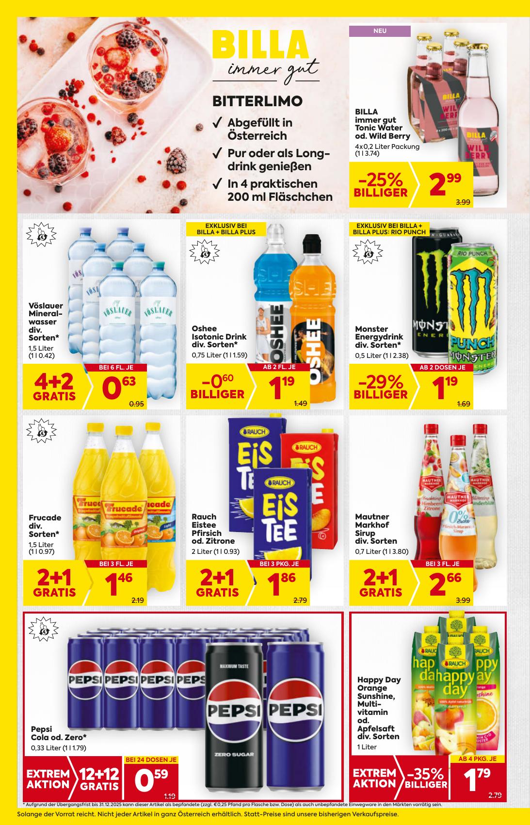 Billa flyer page
