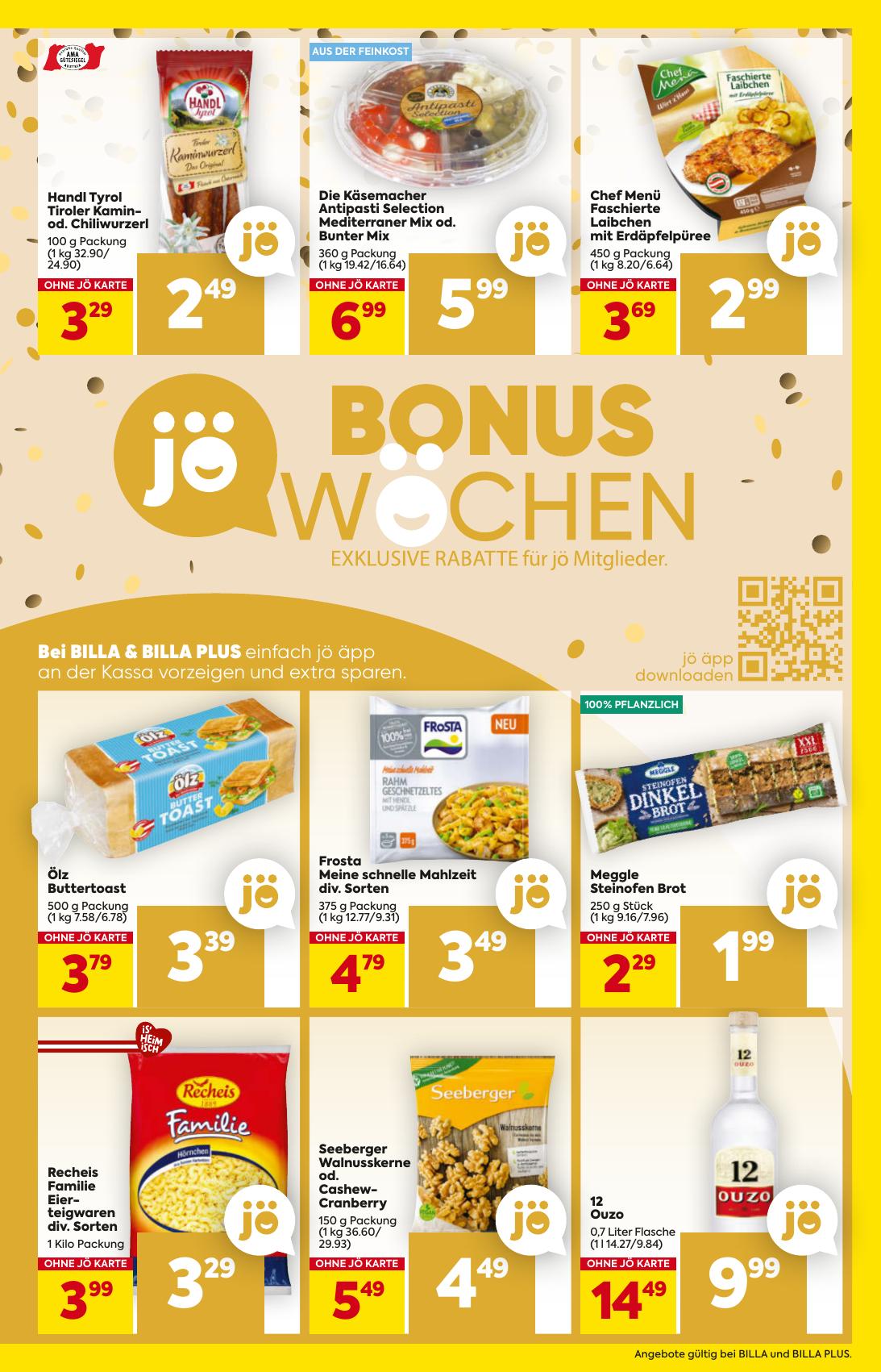 Billa flyer page