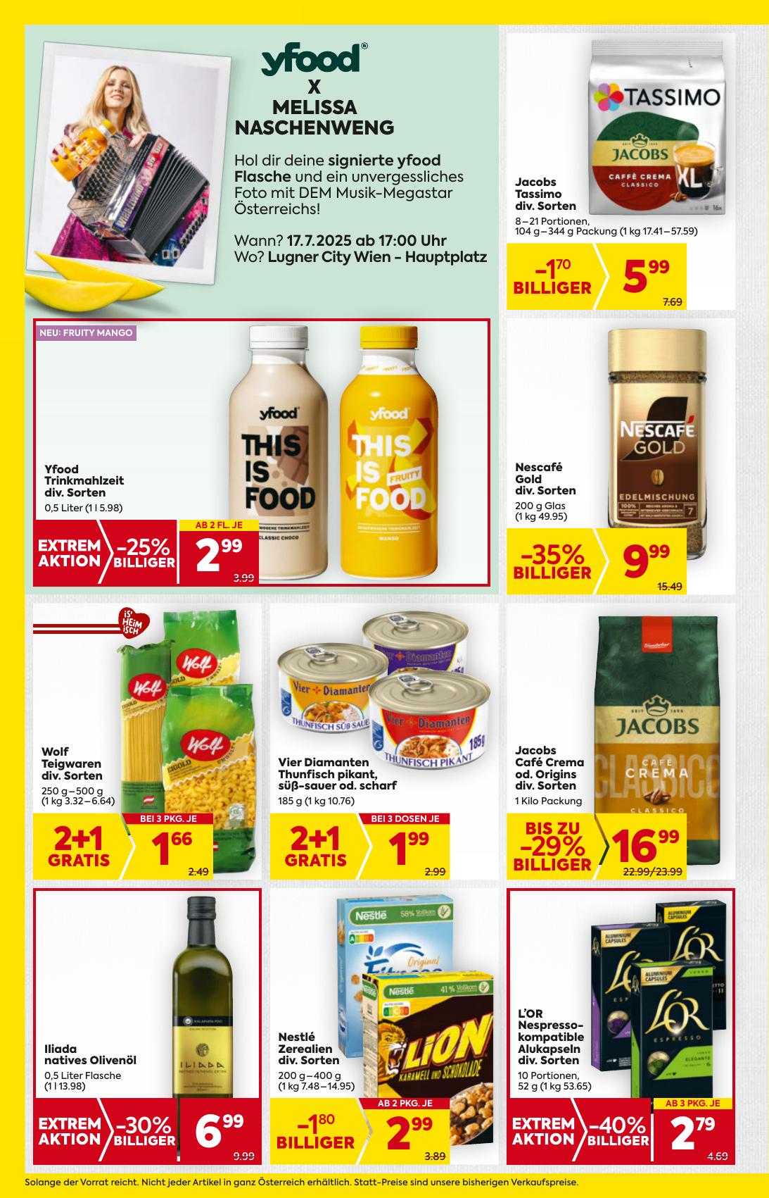 Billa flyer page