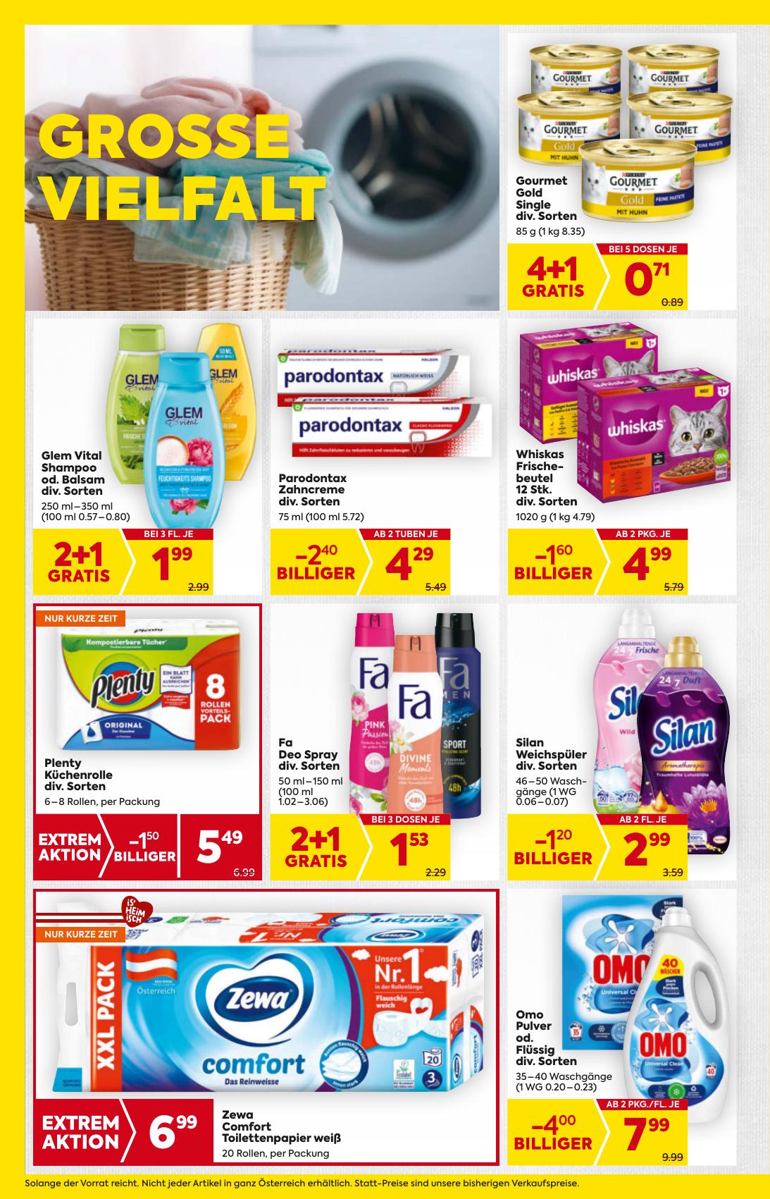 Billa flyer page