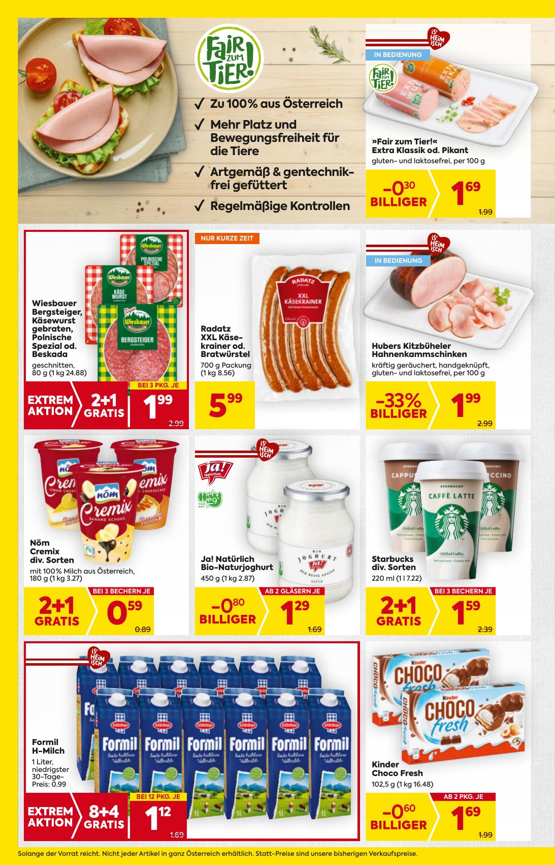 Billa flyer page