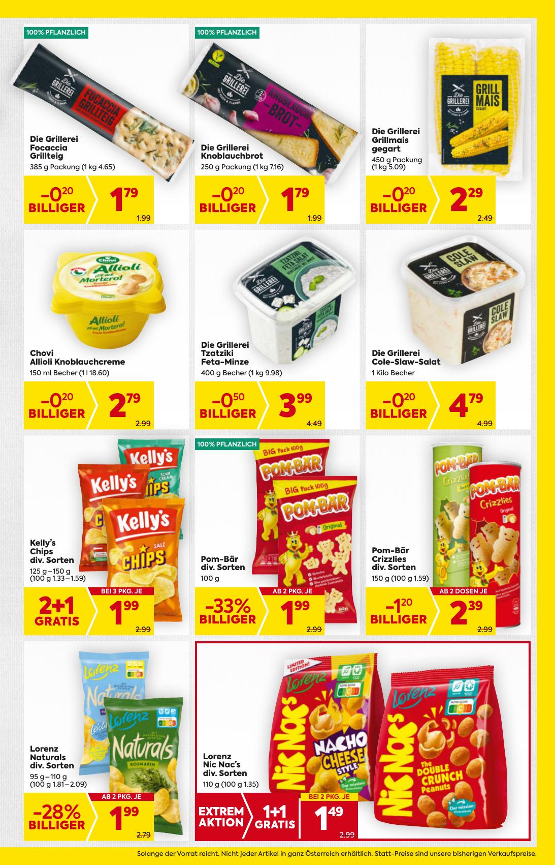 Billa flyer page