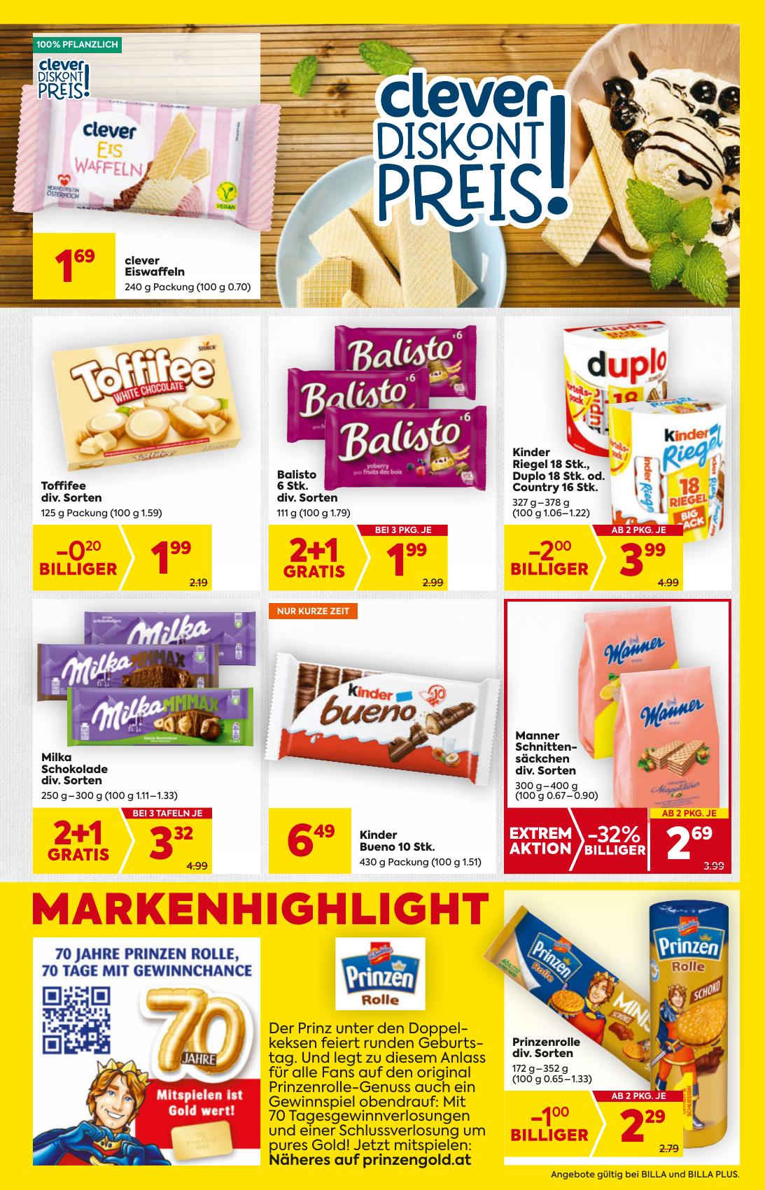 Billa flyer page