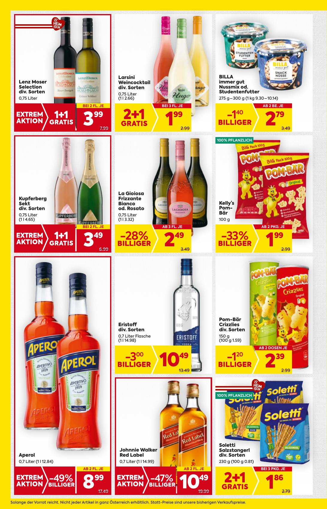 Billa flyer page
