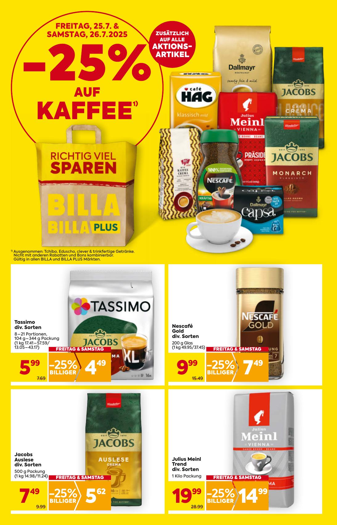 Billa flyer page