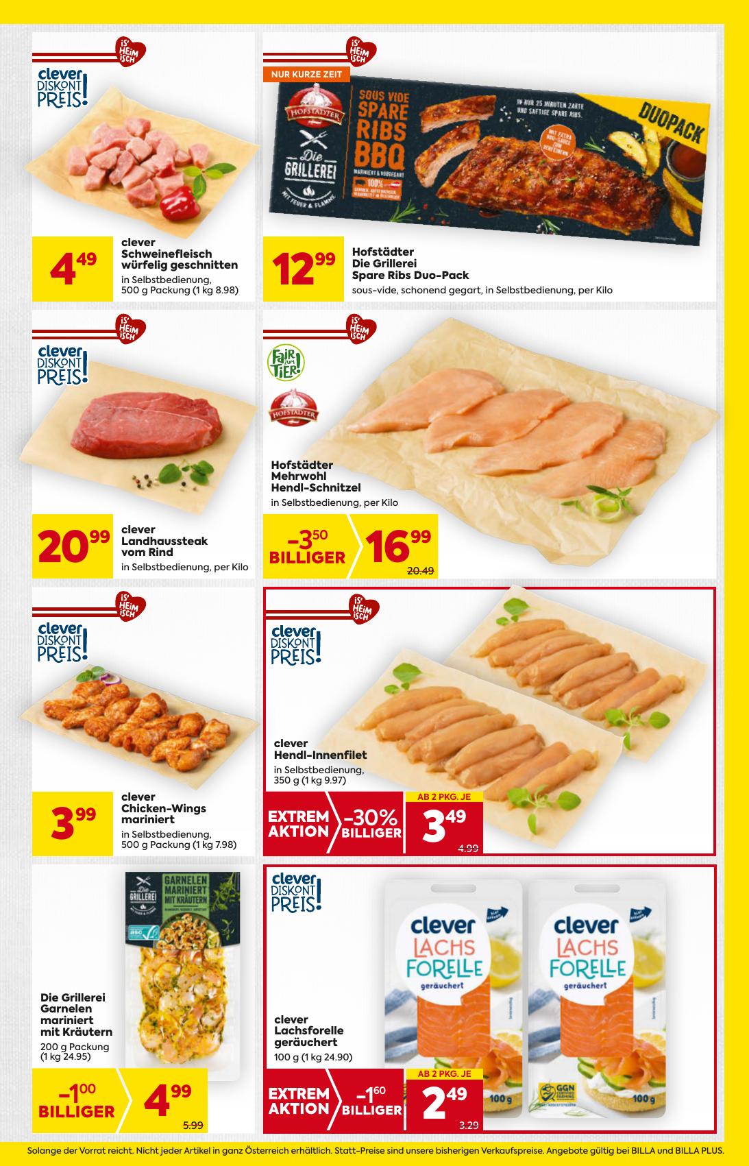 Billa flyer page