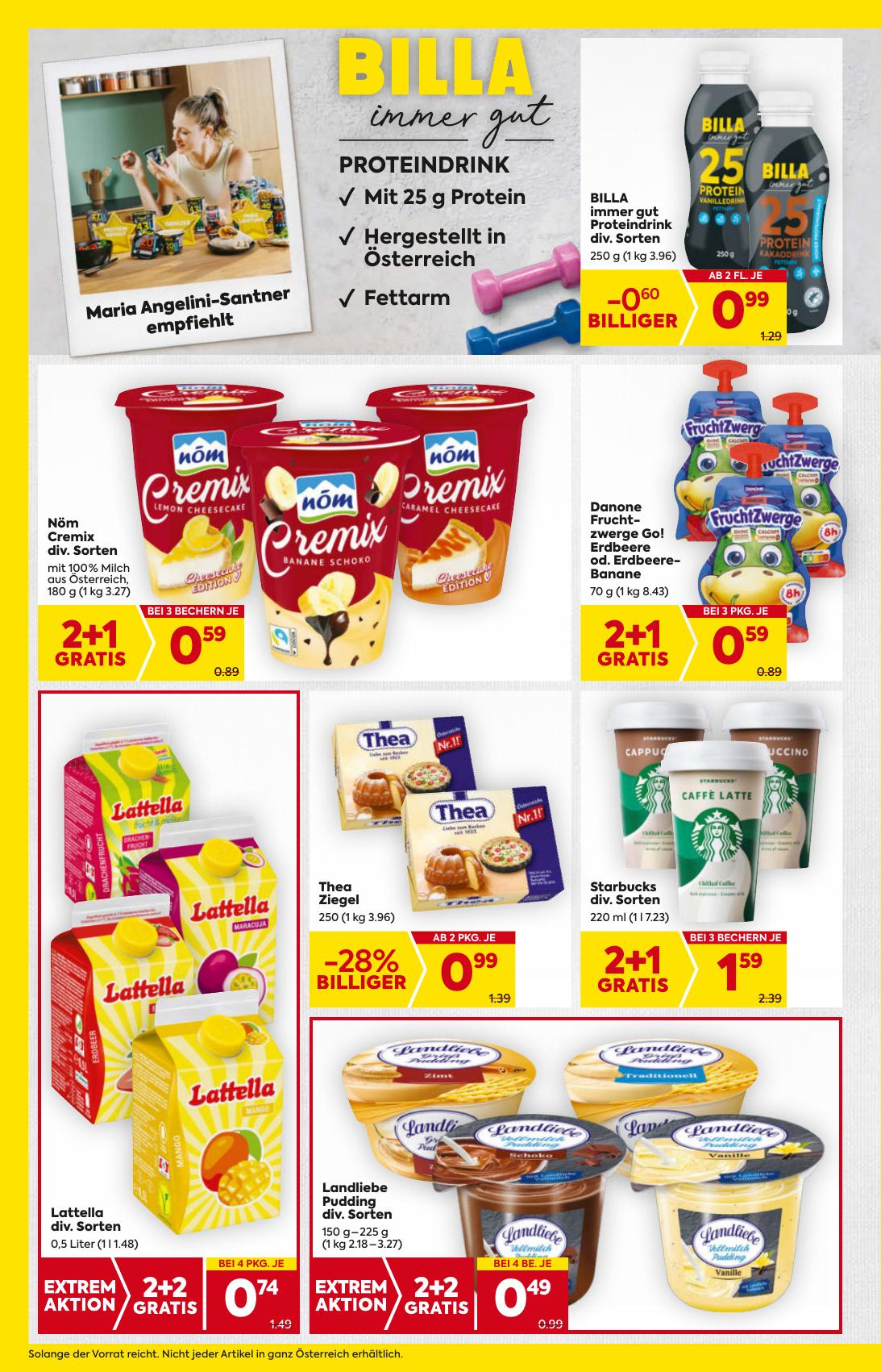 Billa flyer page
