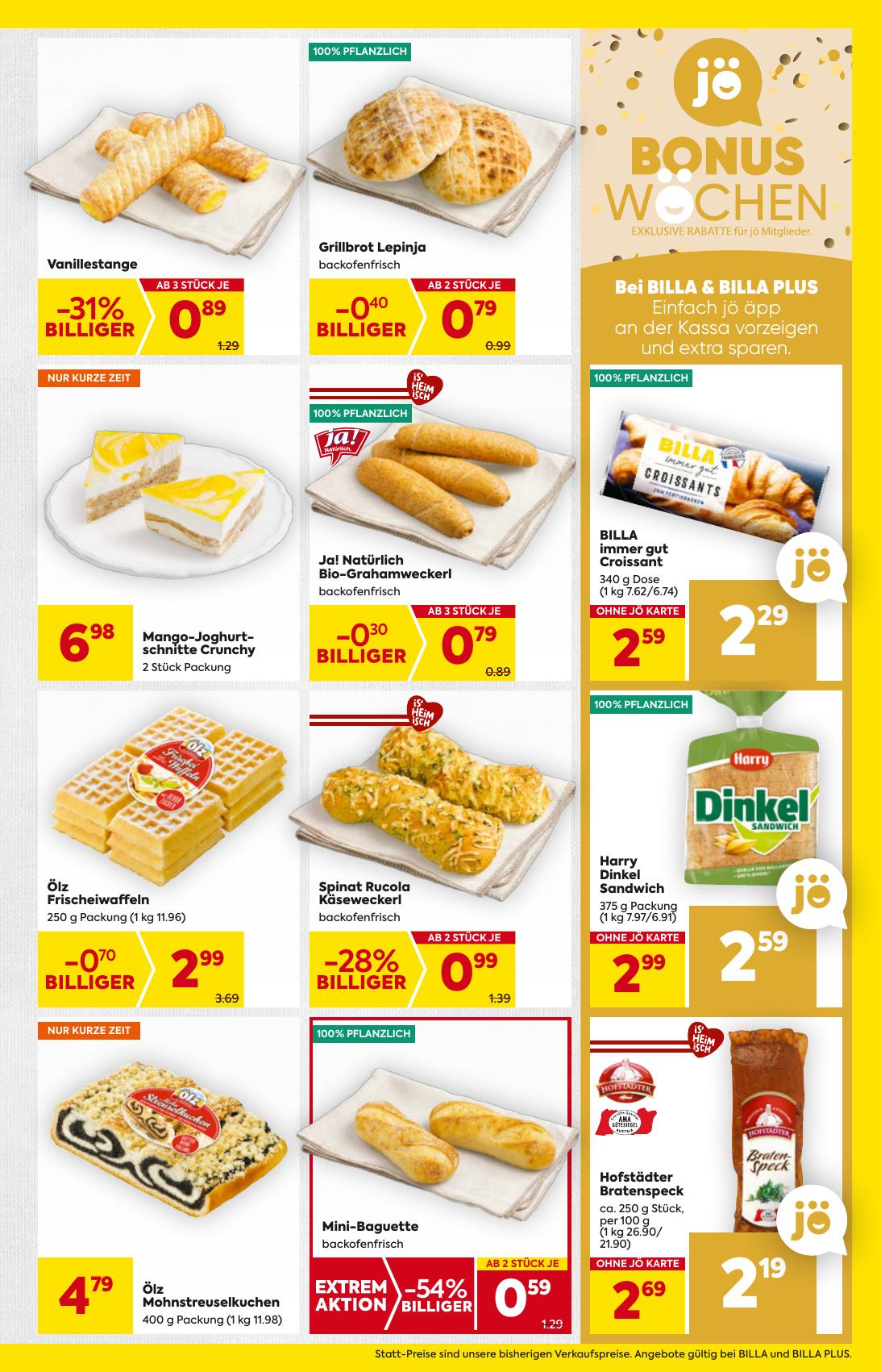 Billa flyer page